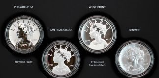 US Mint Sales: American Liberty Medal Set at 22,648 Photo of medals in 225th Anniversary American Liberty Silver Four-Medal Set