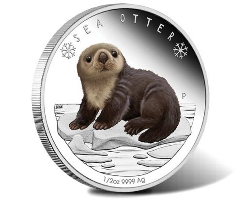 Polar Babies - Sea Otter 2017 1/2oz Silver Proof Coin