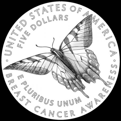 Reverse Design for 2018 Breast Cancer Awareness Commemorative Coins