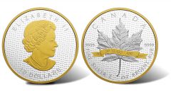 2018 $15 30th Anniversary SML Gold-Plated 2 oz. Silver Coin