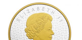 Canadian 2018 $10 Gold-Plated Coin Pays Tribute to SML 2018 $15 30th Anniversary SML Gold-Plated 2 oz. Silver Coin - Obverse