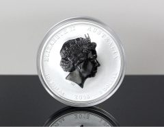Australian 2018 Year of the Dog 1oz Silver Bullion Coin - Obverse