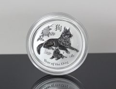 Australian 2018 Year of the Dog 1oz Silver Bullion Coin - Reverse