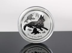 Australian 2018 Year of the Dog 2oz Silver Bullion Coin - Reverse