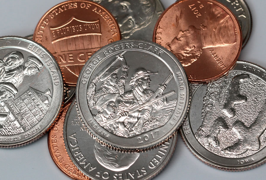 US Coins and Ellis Island Quarter