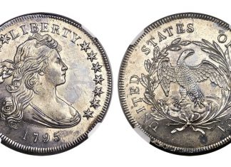Heritage to Offer Unique U.S. Coin Rarities at January 2018 FUN Sale 1795 Draped Bust Dollar