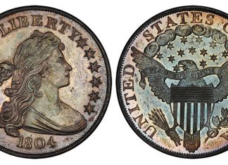 PNG: U.S. Rare Coins Realize $3.4-$3.8 Billion in 2017 1804 Draped Bust silver dollar