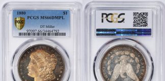 PCGS to Exhibit Miller/Ashmore Morgan Dollars Super Set at January 2018 FUN 1880 Morgan Silver Dollar