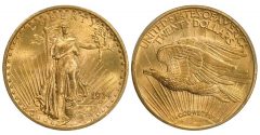 $20 $1914-S PCGS MS66+ CAC