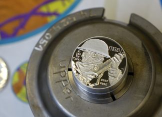 2018 WWI Centennial Silver Dollars Minted in Ceremonial Event 2018 World War I Centennial Silver Dollar Die