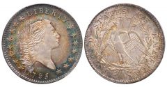 50C 1795 O-119. PCGS MS62 EX GREEN/NEWMAN
