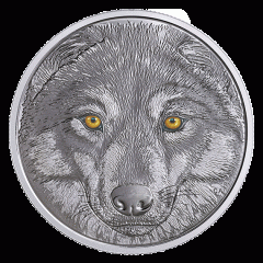 Canadian 2017 $15 Wolf Coin