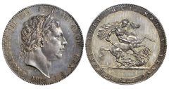 GREAT BRITAIN. Pattern Crown, 1818. George III (1760-1820)