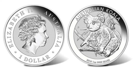 2018 Australian Koala 1oz Silver Bullion Coin