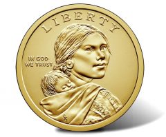 2018 Native American $1 Coin – Sacagawea Obverse