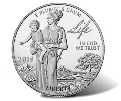 2018-W Proof American Platinum Eagle - Obverse, Life