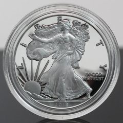 2018-W Proof American Silver Eagle - Photo of Obverse, close-a