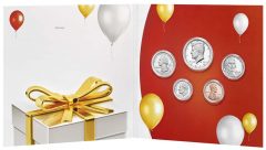 Inside View of 2018 Happy Birthday Coin Set