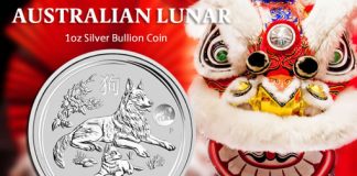2018 Australian Lunar Dog Coin with Lion Privy Mark Perth Mint promo - 2018 Australian Lunar Dog Coin - Lion Privy Mark
