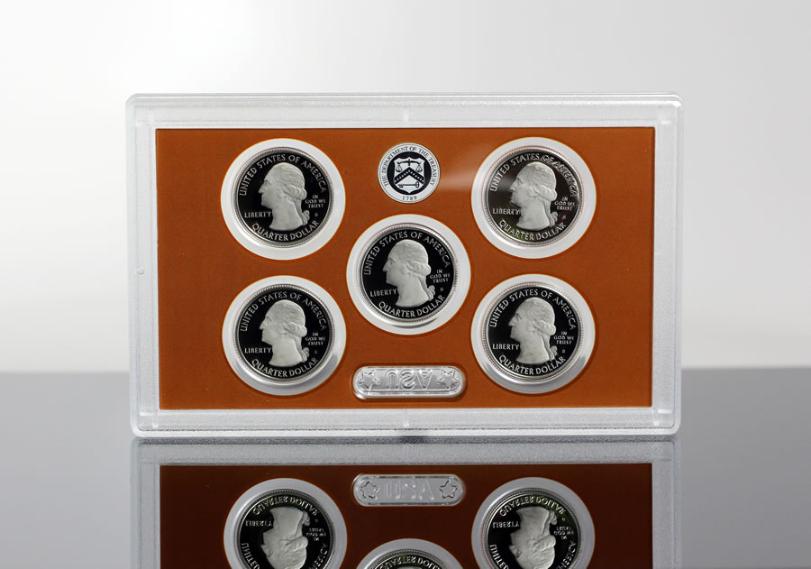 Photo of 2018 America the Beautiful Quarters Proof Set - Packaging, Lens, Coins