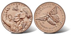 2018-W $5 Uncirculated Breast Cancer Awareness Gold Coin