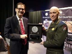 Marc Landry, David Horne,Pictured Rocks Quarter Presentation