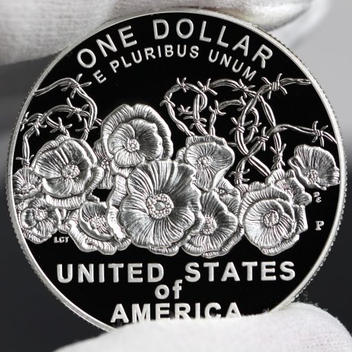 Photo of 2018-P Proof World War I Centennial Silver Dollar - Reverse