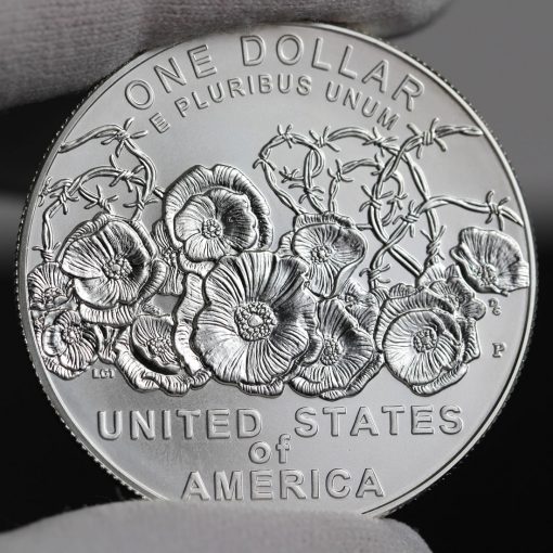 Photo of 2018-P Uncirculated World War I Centennial Silver Dollar - Reverse-b