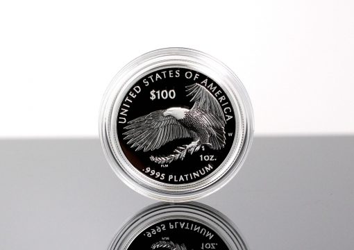 Photo of 2018-W Proof American Platinum Eagle - Reverse, Eagle