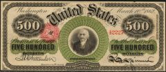 1863 $500 Legal Tender Note