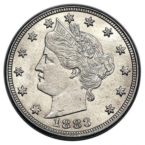 1883 No Cents Liberty nickel - obverse