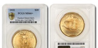 Finest Known 1932 Saint-Gaudens Double Eagle In eBay Auction 1932 Saint-Gaudens Double Eagle
