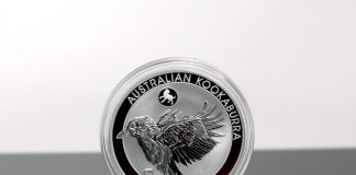Perth Mint Bullion Sales Slow in February, Demand for Silver Solid 2018 Australian Kookaburra Year of the Dog Privy Mark 1oz Silver Bullion Coin