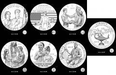 50c American Legion Obverse Design Candidates