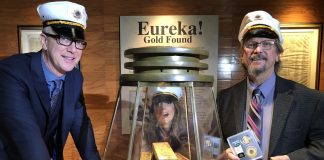 Ship of Gold Exhibit Draws Record Crowd Dwight Manley, Christina Pascucci, Bob Evans