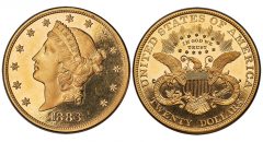 1883 Liberty Double Eagle, PR64 Deep Cameo