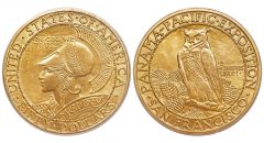 1915-S Panama-Pacific Round Fifty Dollar Gold Piece