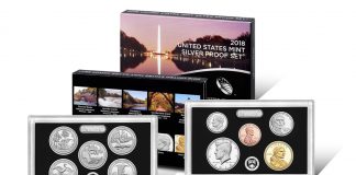 US Mint 2018 Silver Proof Set Released 2018 Silv2018 Silver Proof Seter Proof Set