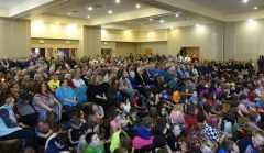 Attendees of the Apostle Islands National Lakeshore Quarter Ceremony