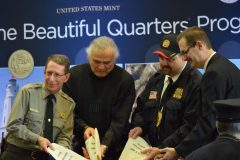 Bob Krumenaker, Tribal Elders, and Mint Marc Landry