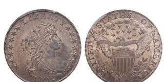 Legend’s XXVI Regency Auction Held May 16-17 Lot 5 $1 1802 PCGS MS63+
