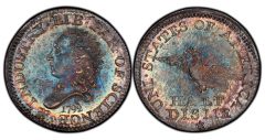 1792 half disme Rittenhouse PCGS MS-68 (1)
