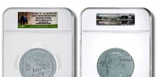 NGC Certifies Mint Error on Great Smoky Mountains 5 Oz Silver Coins 2014 No P Great Smoky Mountains 5oz Silver Coin Mint Error SP69