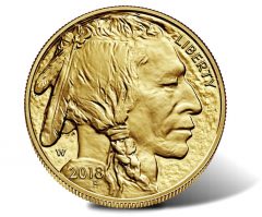 2018-W $50 Proof American Buffalo Gold Coin – Obverse