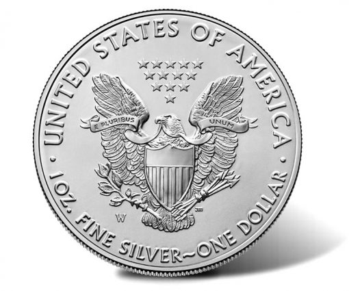 2018-W Uncirculated American Silver Eagle - Reverse