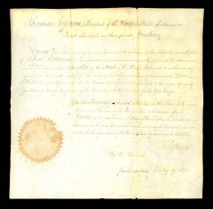 Jefferson Thomas President appoints Robert Patterson Director of US Mint