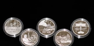 2018 WWI Centennial Silver Medals Shipping Photo of 2018 World War I Centennial Silver Medals