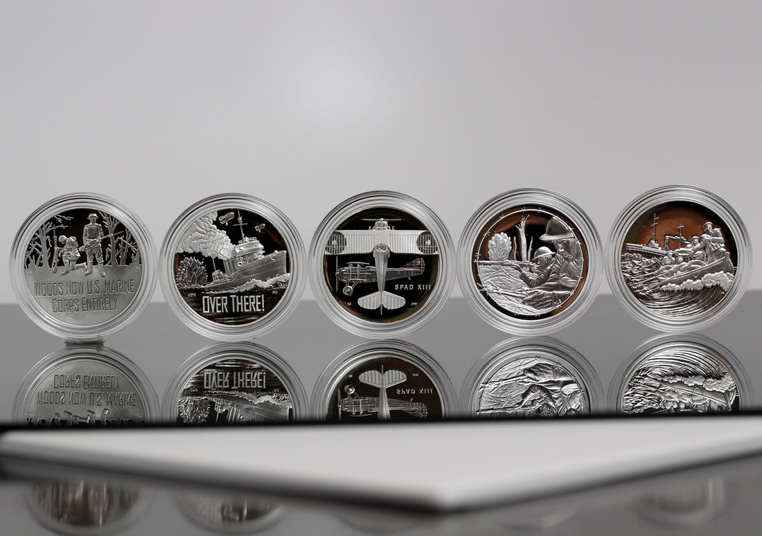 Photo of 2018 World War I Centennial Silver Medals