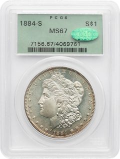 1884-S Morgan PCGS MS67