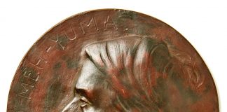 Sawyer Galvanos of Native Americans in Heritage’s June Long Beach Sale 1904 Sawyer Bronze Galvano